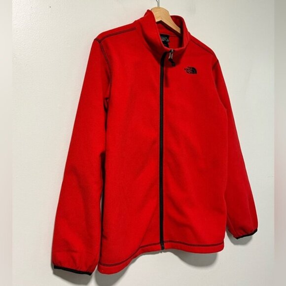 The North Face Boys’ XL Full-Zip Fleece Jacket - Red - Picture 10 of 12